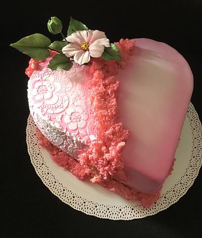 Pink heart - Cake by 59 sweets