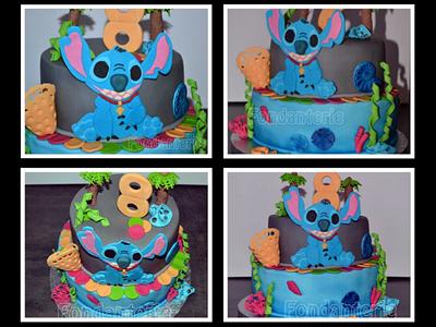 Stitch cake - Cake by Fondanterie