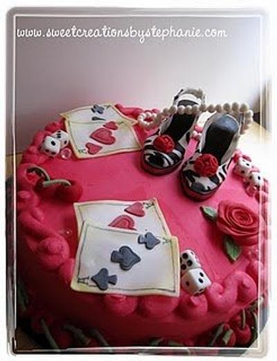 Pin Up Girl Cake  - Cake by Stephanie