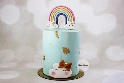 Rainbow Themed Cake - Cake by Farzana