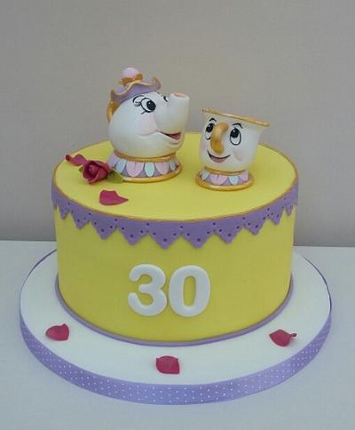 Mrs Potts & Chip - Cake by The Buttercream Pantry