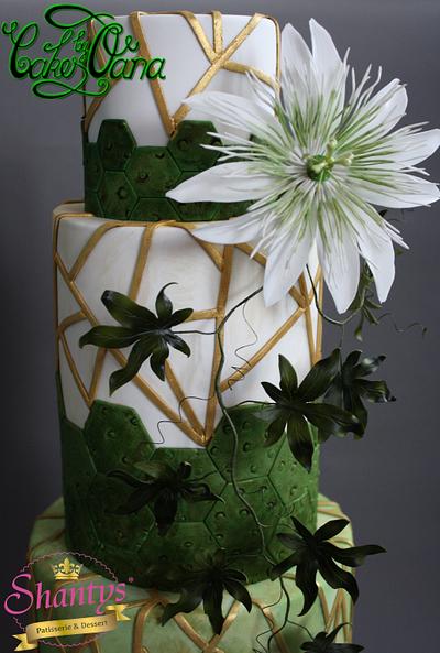 Geometrical  Weddingcake - Cake by cakesbyoana