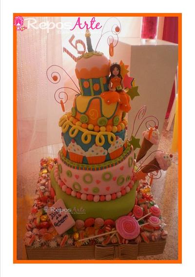 Sweet Candy cake - Cake by ReposArte Ramos by Janette Ramos