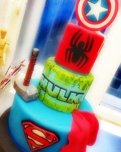 Super hero - Cake by Wotinho1989