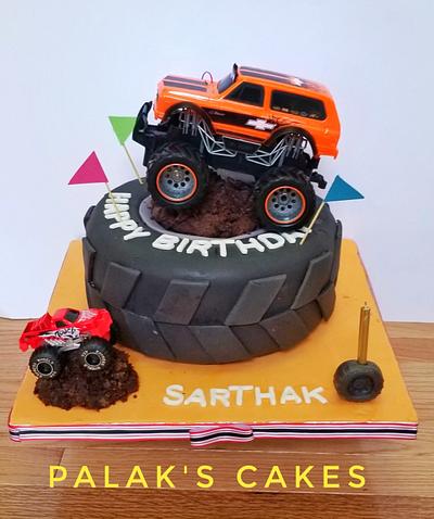 Monster Truck cake  - Cake by palakscakes