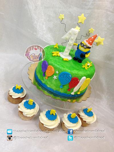 Heron's first Birthday - Cake by TheCake by Mildred