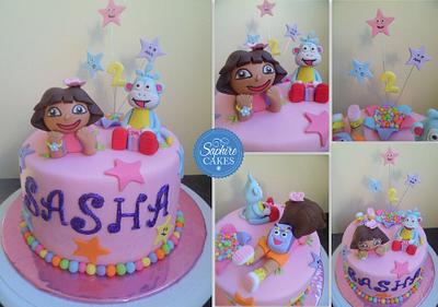 Dora and boots - Cake by Saphire 