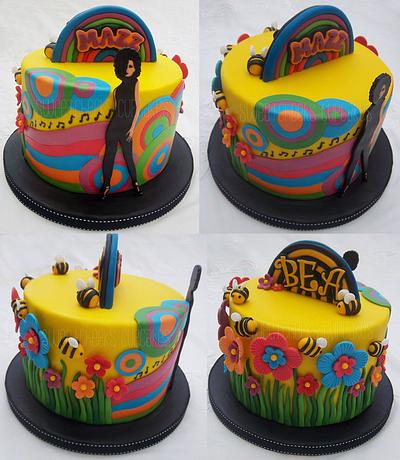 Double Sided Birthday Cake - Cake by Sweetcheeks Cupcakes