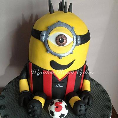 AC Milan Minion - Cake by Wooden Heart Cakes