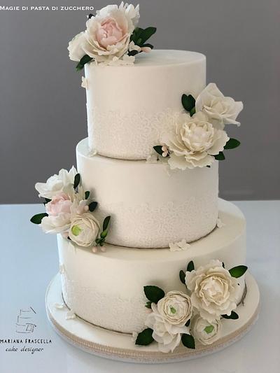 Flower cake - Cake by Mariana Frascella