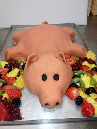 Pig - Cake by Marc De Kock