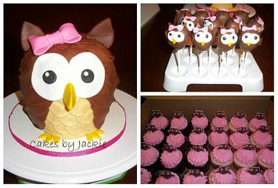 OWL First Birthday - Cake by Jackie