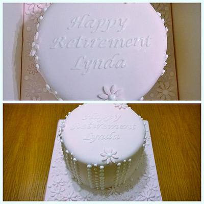 Retirement Cake  - Cake by Beckie Hall