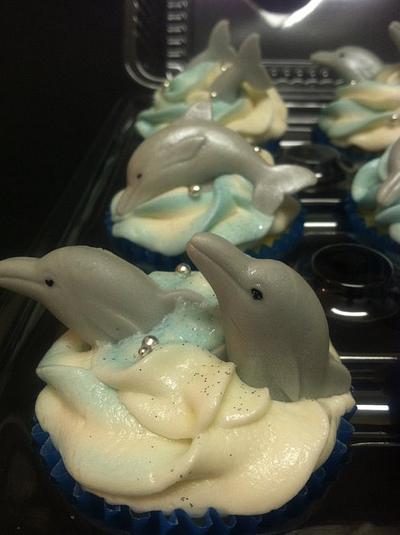 Dolphins! - Cake by Karen Seeley