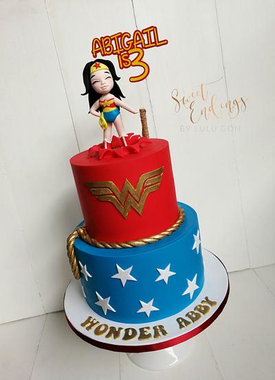 Wonder Girl - Cake by Lulu Goh