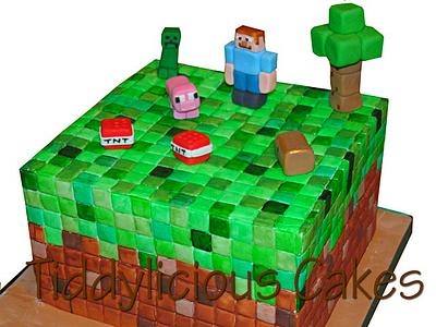 Minecraft Cake - Cake by Tiddy