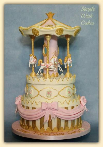 Vintage Carousel - Cake by Stef and Carla (Simple Wish Cakes)