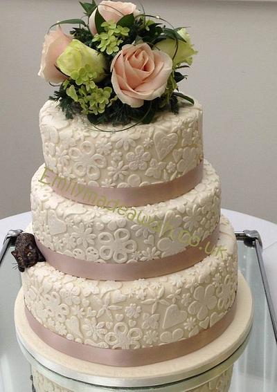Wedding Cake with Cat - Cake by Emilyrose