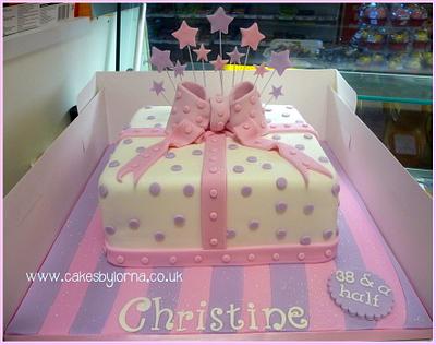 My 1st Parcel Cake - Cake by Cakes by Lorna