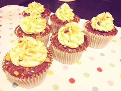 Chocolate and Toffee Cupcakes.  - Cake by Lilie Rose Walshe