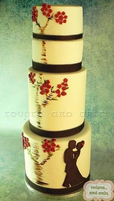 wedding cake - Cake by Ioannis - tourta.apo.spiti