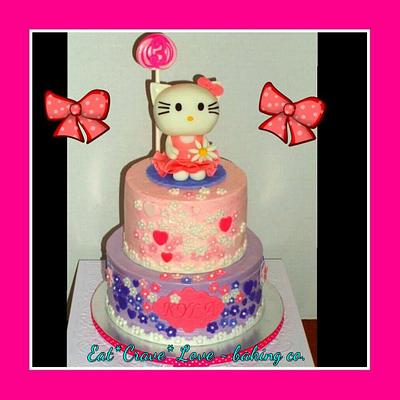 Happy Birthday Kitty - Cake by Monica@eat*crave*love~baking co.