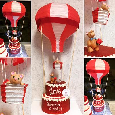 Airballoon bears - Cake by Pastelesymás Isa