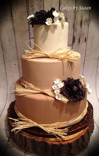 Rustic wedding cake  - Cake by Skmaestas