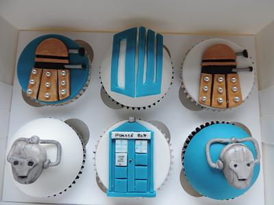 Dr Who Cupcakes - Cake by David Mason