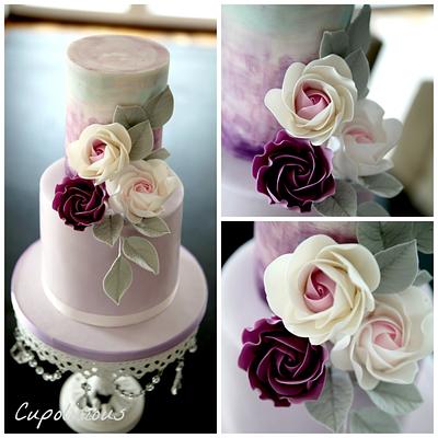 Watercolour Wedding cake - Cake by Kriti Walia