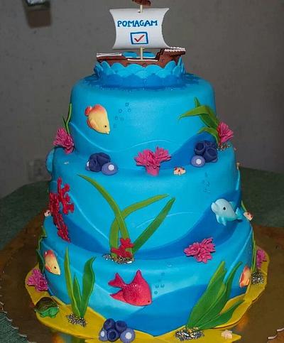 Underwater cake - Cake by Marta