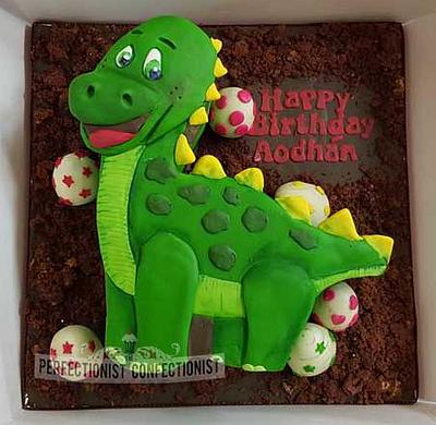 Aodhán - Dinosaur Birthday Cake - Cake by Niamh Geraghty, Perfectionist Confectionist
