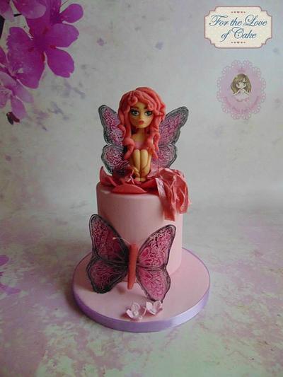 Pink fairy for Yasmine - Cake by For the love of cake (Laylah Moore)