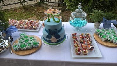First Holy Communion sweet table - Cake by Milena