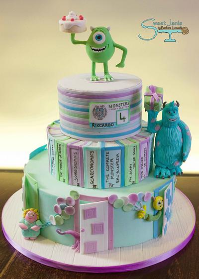 Monster University party - Cake by Sweet Janis