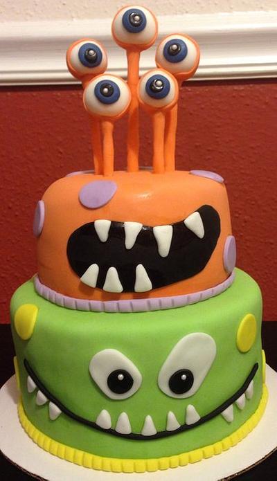 Monster cake - Cake by Jennifer Duran 