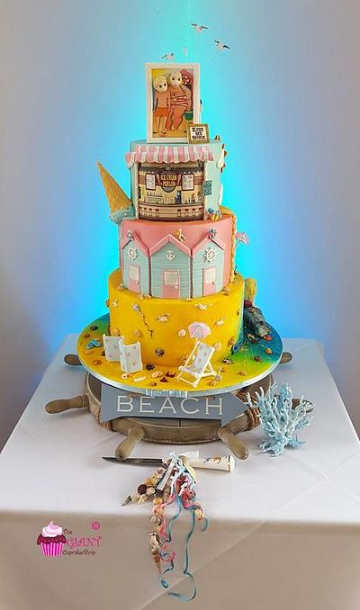 Beach Wedding Cake - Cake by Amelia Rose Cake Studio