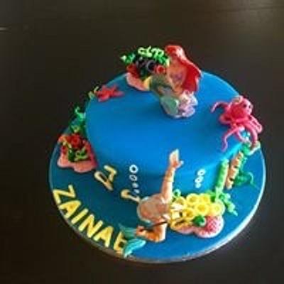 Little mermaid cake - Cake by morningglorycakes