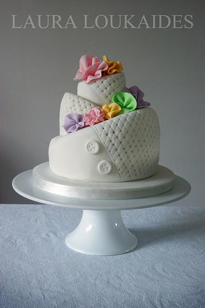 Fabric Fondant - Cake by Laura Loukaides