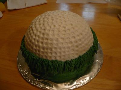 Golf Ball - Cake by Ashley