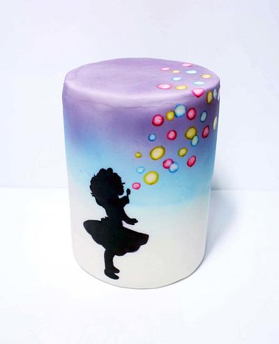 bubble girl cake - Cake by fantasticake by mihyun