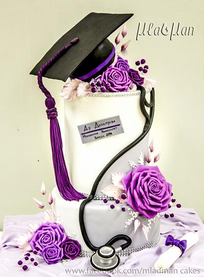 Congratulations graduation, Doctor! - Cake by MLADMAN
