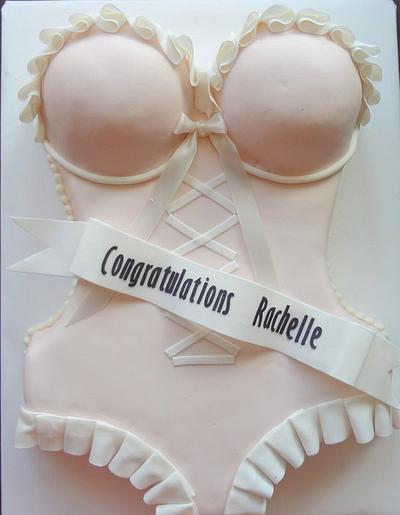 Bustier/corset cake - Cake by Lindsey Krist