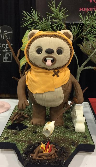 Camping adventure Ewok - Cake by Stacy Coderre