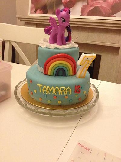 My little pony  - Cake by Tamaya Cakes Boutique 