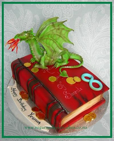 The Dragon - Guardian of ancient Secrets Cake - Cake by Mel_SugarandSpiceCakes