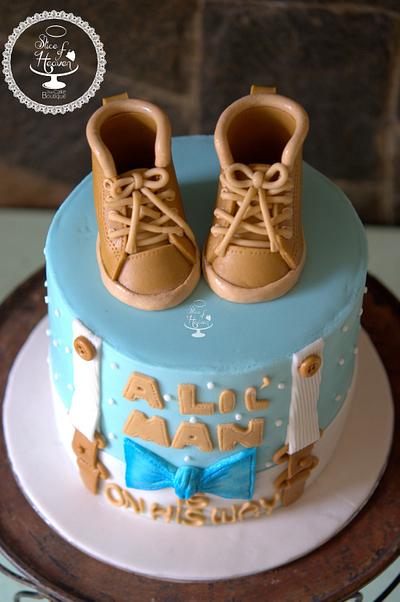 Lil' man is on his way - Cake by Slice of Heaven By Geethu