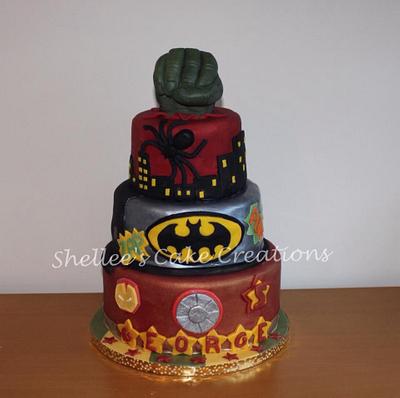 Super Hero Cake - Cake by Shellee's Cake Creations