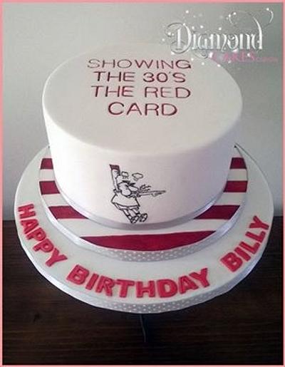 Football 40th Birthday Cake - Cake by DiamondCakesCarlow