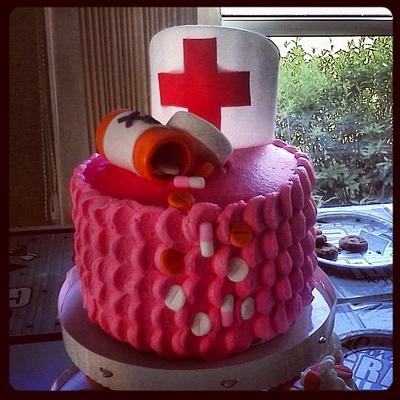 Nursing cake and cupcakes - Cake by Jenifer Crespo-Martinez 